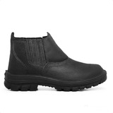 Bota Botina Segurança Couro Legítimo Para Trabalho Promoção