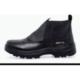Bota Botina Segurança Trabalho Masculina Em Couro Bico Pvc