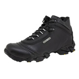 Bota Bull Terrier Attack Ii Preto Couro Adventure Trilha
