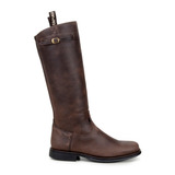 Bota Campeira Gaucha Masculina Cano Semi Duro Capiau Couro