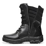 Bota Cano Alto Coturno Masculino Tático Botina Paintbal Motoqueiro Trilha Sintético 38