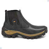 Bota Caterpillar Masculina Botina Coturno Bico Pvc Top Nl509