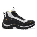 Bota Caterpillar Masculina Coturno Lançamento Couro Nl517
