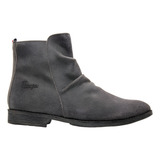 Bota Chelsea Botina Masculina Ziper Couro Legítimo Confort