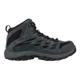 Bota Columbia Crestwood Mid Waterproof Masculina Cinza Preto