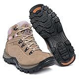 Bota Coturno Adventure Couro Feminino E Masculino 37 Bege C Rosa