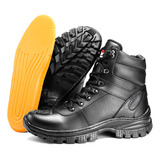Bota Coturno Adventure Motociclista Couro Legítimo Conforto