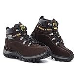Bota Coturno Cat Adventure Couro Legítimo Palmilhas Gel 41 Café 