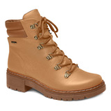 Bota Coturno Dakota G5922 De Couro