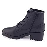 Bota Coturno Fem Bottero Couro Burnish Preto Onix 349101 1 Tamanho 36 Cor Preto