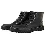Bota Coturno Feminina Blogueira Retta Tendência Preto 34