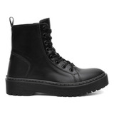 Bota Coturno Feminino Blogueira Plataforma Botinha Sola Reta