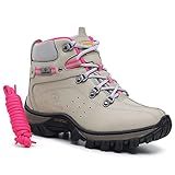 Bota Coturno Feminino Com Selo De Segurança Adventure Cinza Rosa Br Footwear Size System Adult Numeric Numeric 37