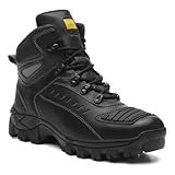 Bota Coturno Masculino Adventure De Couro Motoboy Resistente Oferta Motoqueiro Preto BR Adulto Numérico 41