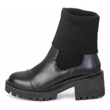 Bota Coturno Meia Em Couro Legitimo Cano Longo E Cano Curto