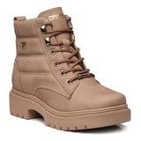 Bota Coturno Pegada Em Couro 282402