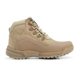 Bota Coturno Tatico Militar Titan Nobuck Areia Acero Lança