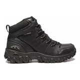 Bota Couro Bull Terrier Swat Masculina Preto