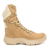 Bota Couro Coturno Masculino Militar Pesca