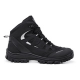 Bota Couro Coturno Palmilha Gel Preta Adventure Motoqueiro