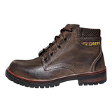 Bota Couro Legitimo Coturno Masculino Resistente Confortavel