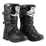 Bota Cross Fly Maverik Juvenil Infantil Preta Tam 32 33