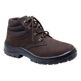 Bota De Segurança Botina Trabalho Masculina Nobuck Epi Ca