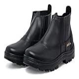 Bota De Segurança Masculino Couro Com Biqueira Elastico 42