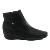 Bota Feminina Piccadilly Cano Curto Bico Redondo Original