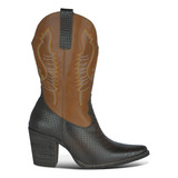 Bota Feminina Texana Salto Alto Country