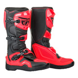 Bota Fly Maverick Lt Trilha Motocross Enduro Vermelha Preta