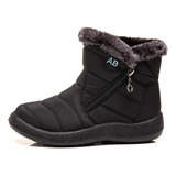 Bota Forrada C Pelos Impermeável Frio Extremo Neve