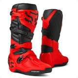 Bota Fox Comp Vermelha Preta Motocross Trilha Enduro Novo