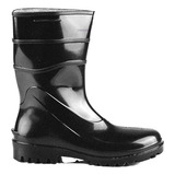 Bota Galocha Bracol Pvc Limpeza Faxina Preta Antiderrapante
