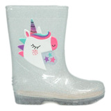 Bota Galocha Menina Infantil Luelua Unicornio