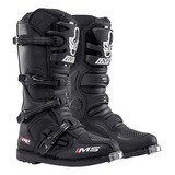 Bota Ims New Top Preta Para Proteção Motocross Trilha Enduro