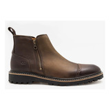 Bota Masculina Coturno Democrata Couro Cross Confortavel