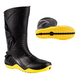  Bota Masculina Motociclista Motobóy Impermeável Motosafe