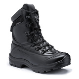 Bota Militar Acero Tiger Pró Com Ziper Lado Couro Cano Médio