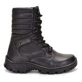 Bota Militar Com Zíper E Amortecedor Semi Impermeável 5189