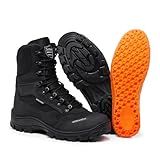 Bota Militar Coturno Masculino Tatico Cano Alto Palmilha Gel Preto Preto BR Adulto Numérico 40 