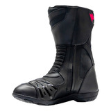 Bota Moto Cano Longo Texx Strike V2 Impermeavel De Couro