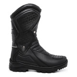 Bota Motociclista Acero Coturno Cano Alto Couro Speed Moto