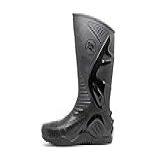 Bota Motociclista Impermeável Cano Longo Pvc Motosafe Bracol Tamanho 37 Cor Preto