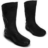 Bota Motociclista Impermeável Cano Longo Pvc Motosafe Bracol Tamanho 38 Cor Preto