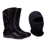 Bota Motociclista Moto Impermeavel Motoboy Motosafe Touca