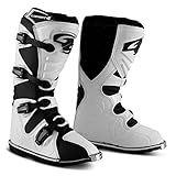 BOTA MOTOCROSS ADULTO PRO TORK COMBAT 4 PRETO BRANCO TAM 40