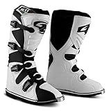 BOTA MOTOCROSS ADULTO PRO TORK JETT TRAIL PRETO BRANCO TAM 42