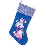 Bota Natalina Azul Baby Meia Natal Christmas Traditions Bebê