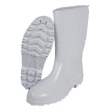 Bota Pvc Branca Cano Médio Innpro Impermeável Açougue Cozinh